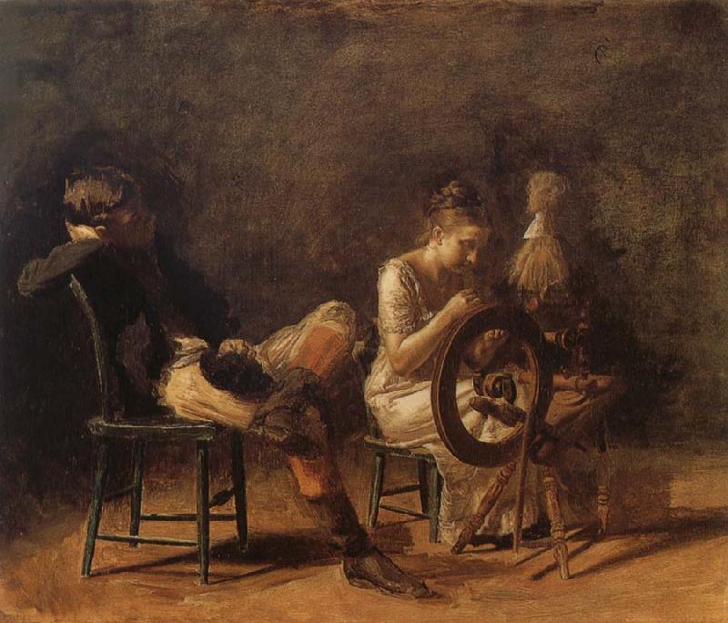 Thomas Eakins Advances France oil painting art